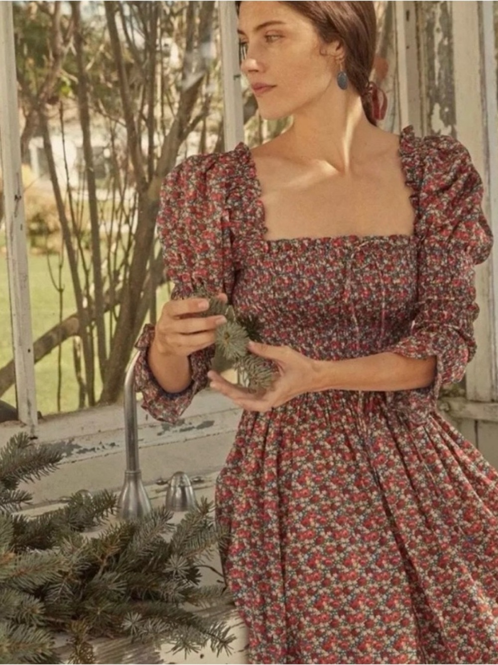 ISO Doen Bijou Roseraie Floral Dress